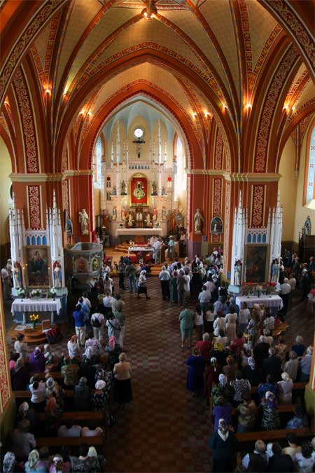 Msza św. w jednym z najpiękniejszych kościołów Ziemi Lidzkiej